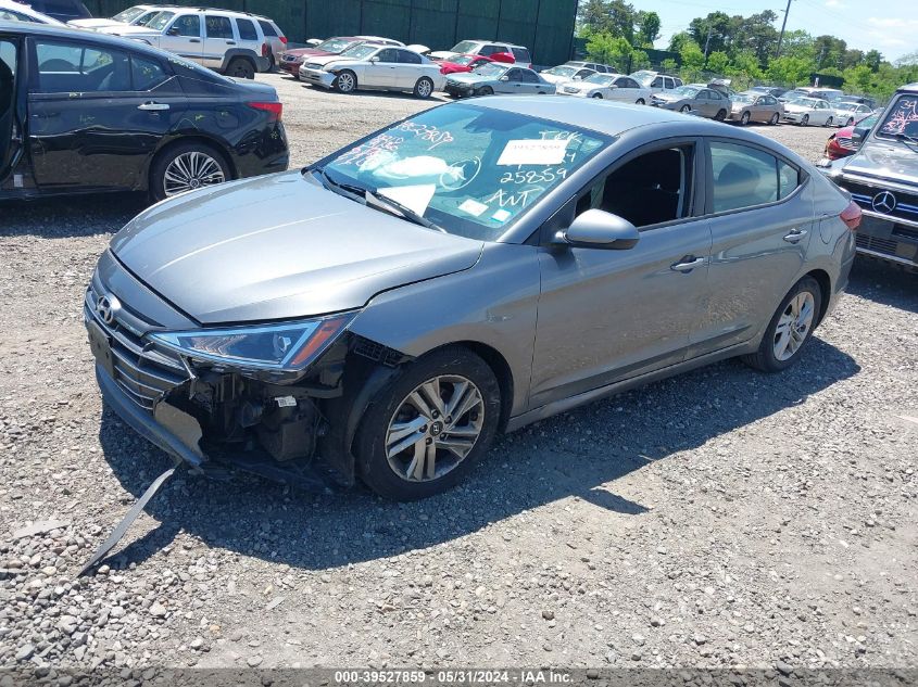 2020 Hyundai Elantra Sel VIN: 5NPD84LF2LH525859 Lot: 39527859