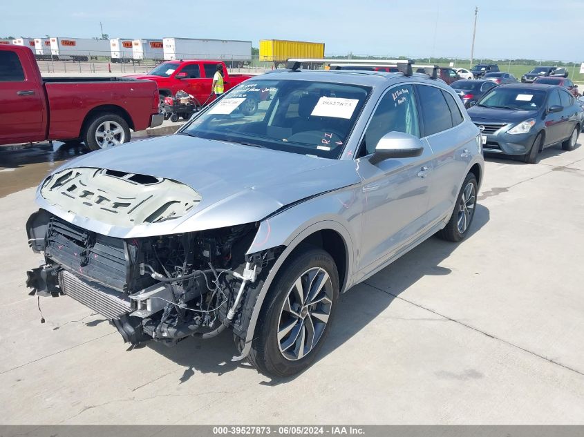 2021 Audi Q5 Premium Plus 45 Tfsi Quattro S Tronic VIN: WA1BAAFY8M2050867 Lot: 39527873