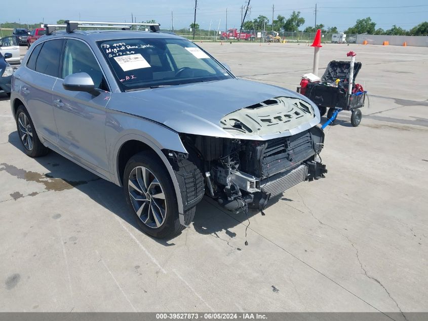 2021 Audi Q5 Premium Plus 45 Tfsi Quattro S Tronic VIN: WA1BAAFY8M2050867 Lot: 39527873