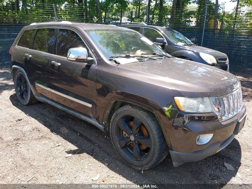 2011 Jeep Grand Cherokee Overland VIN: 1J4RR6GT4BC696535 Lot: 39527878