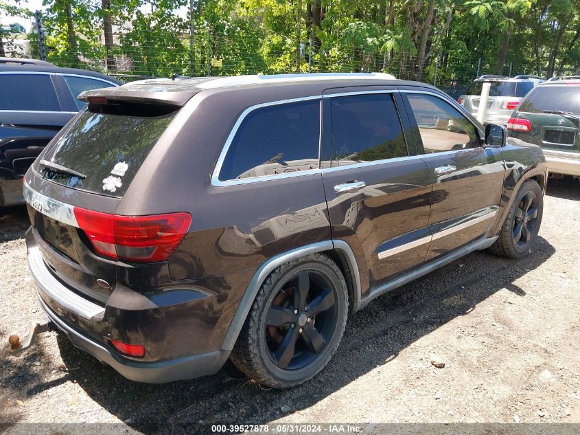 2011 Jeep Grand Cherokee Overland VIN: 1J4RR6GT4BC696535 Lot: 39527878