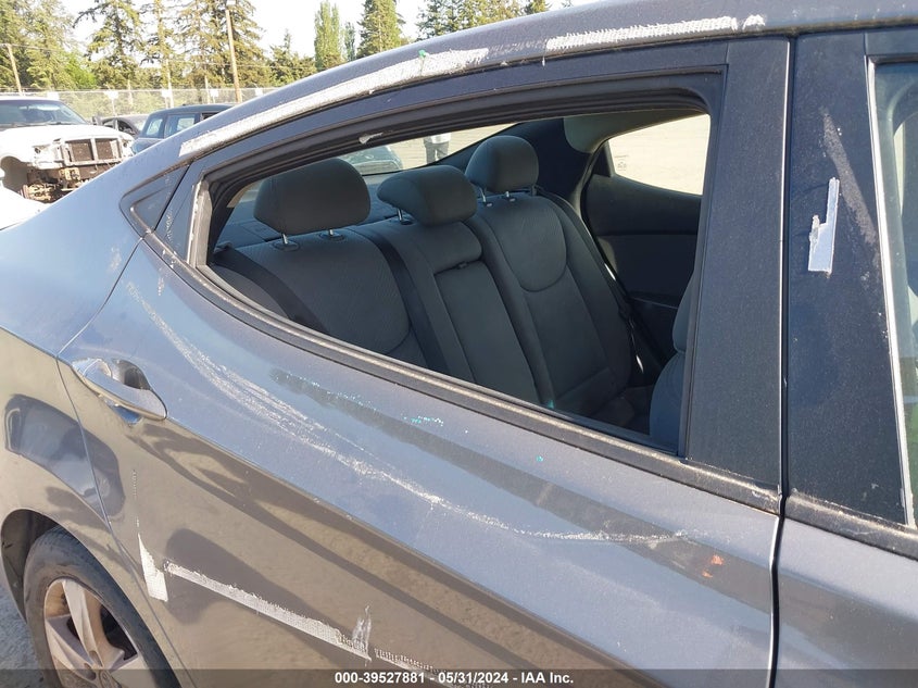 2013 Hyundai Elantra Gls VIN: 5NPDH4AE2DH342859 Lot: 39527881