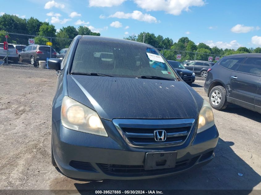 2005 Honda Odyssey Lx VIN: 5FNRL38215B111557 Lot: 39527885