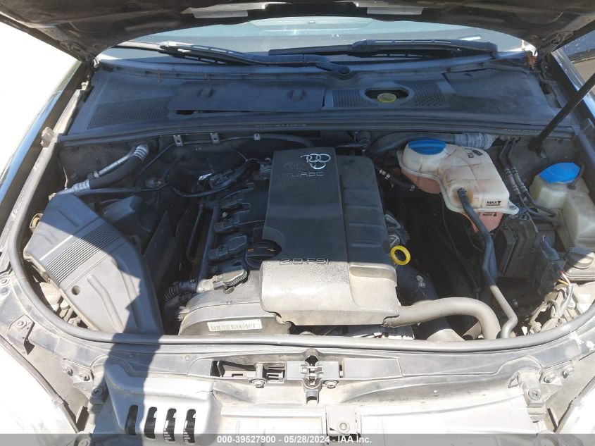 2007 Audi A4 2.0T VIN: WAUAF48H37K031808 Lot: 39527900