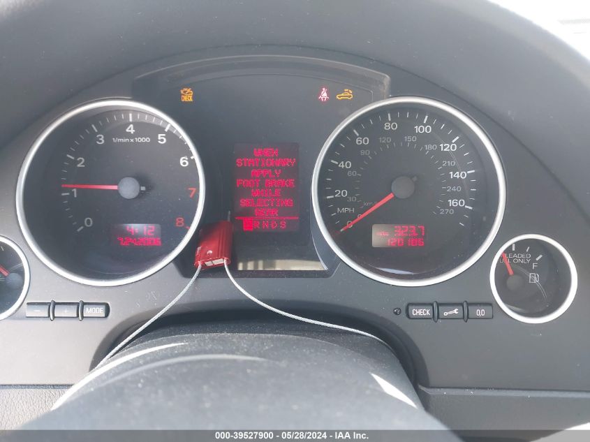 2007 Audi A4 2.0T VIN: WAUAF48H37K031808 Lot: 39527900