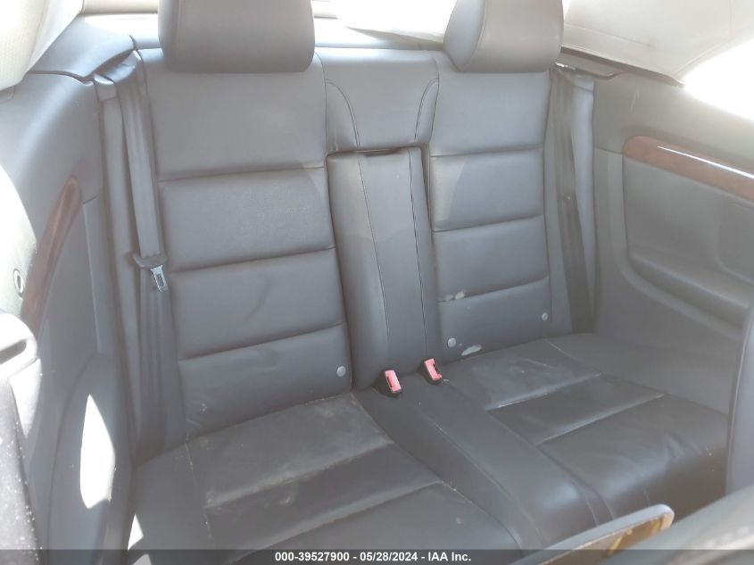 2007 Audi A4 2.0T VIN: WAUAF48H37K031808 Lot: 39527900