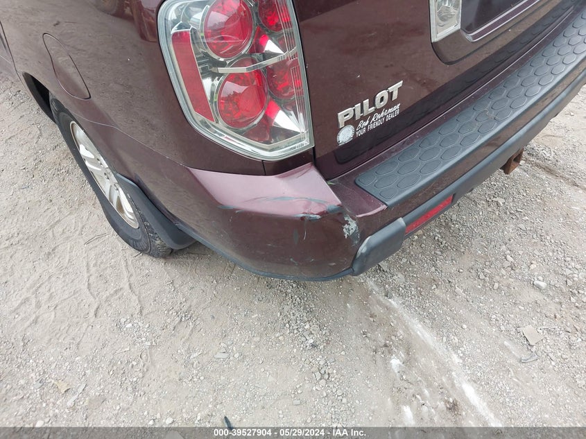 2008 Honda Pilot Vp VIN: 5FNYF18208B006004 Lot: 39527904