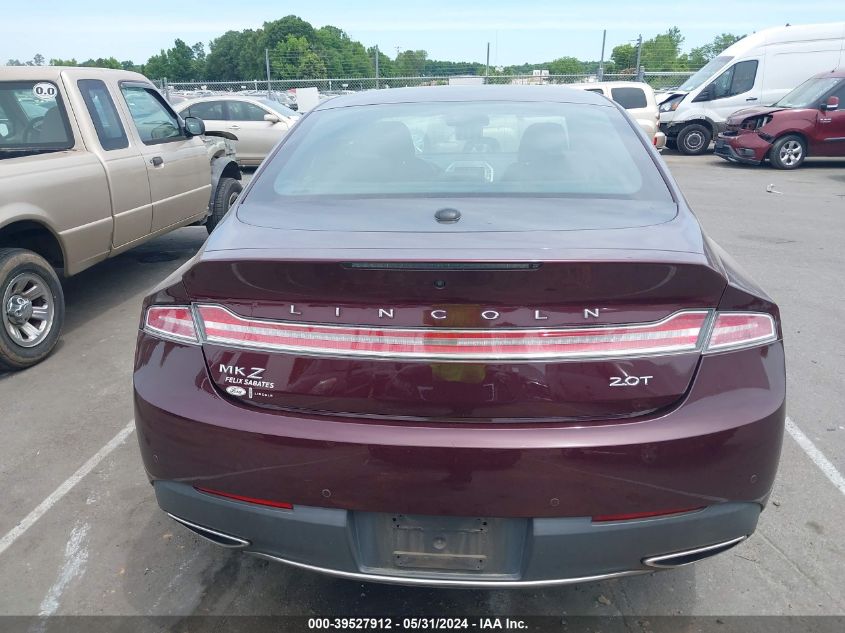 2017 Lincoln Mkz Reserve VIN: 3LN6L5E90HR630274 Lot: 39527912