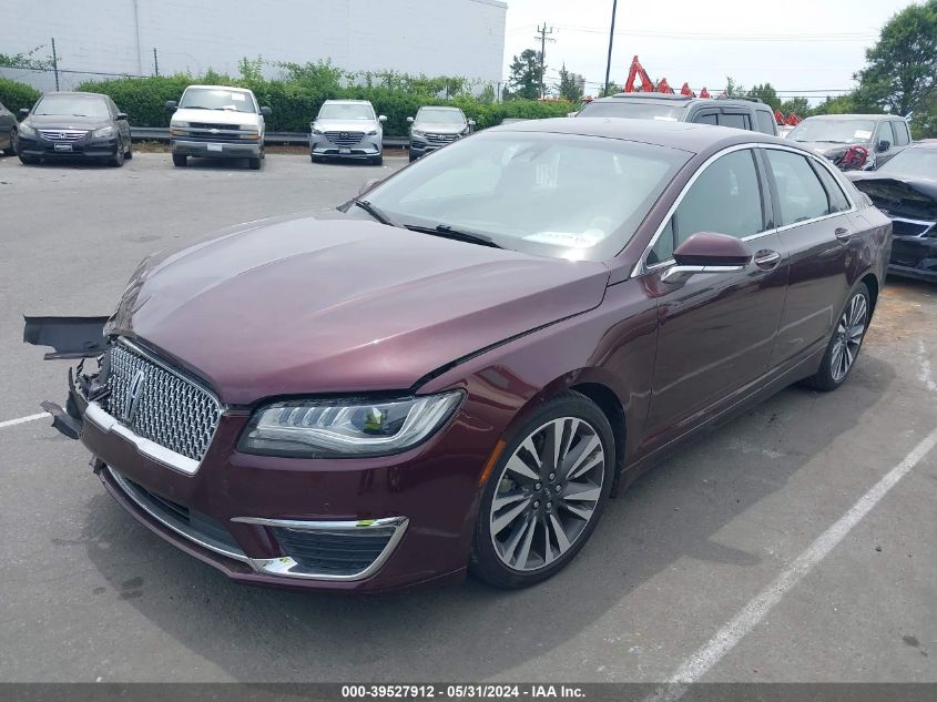 2017 Lincoln Mkz Reserve VIN: 3LN6L5E90HR630274 Lot: 39527912