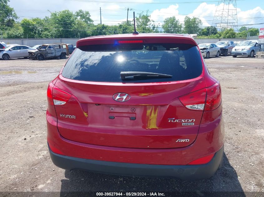 2012 Hyundai Tucson Limited VIN: KM8JUCACXCU404970 Lot: 39527944