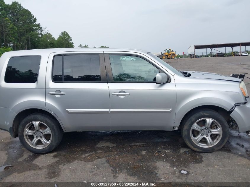 2014 Honda Pilot Ex-L VIN: 5FNYF3H50EB010104 Lot: 39527950