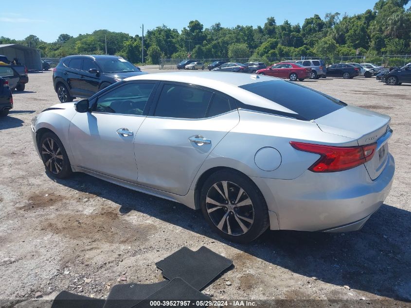 2017 Nissan Maxima 3.5 Sv VIN: 1N4AA6AP9HC427354 Lot: 39527957