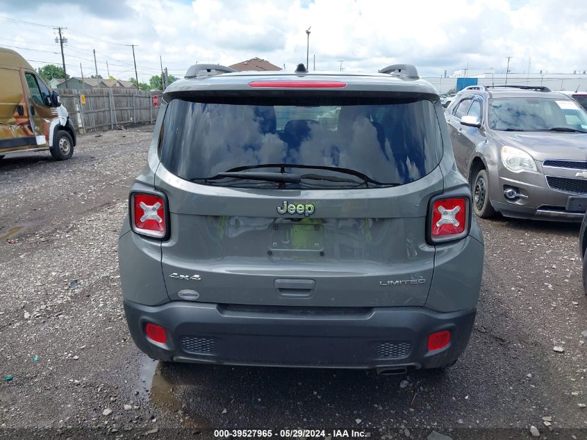 2021 Jeep Renegade Limited 4X4 VIN: ZACNJDD10MPM34316 Lot: 39527965