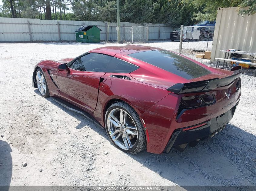 2019 Chevrolet Corvette Stingray VIN: 1G1YB2D76K5123462 Lot: 39527981