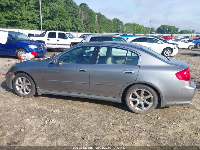 2006 Infiniti G35 VIN: JNKCV51E46M513015 Lot: 39527998