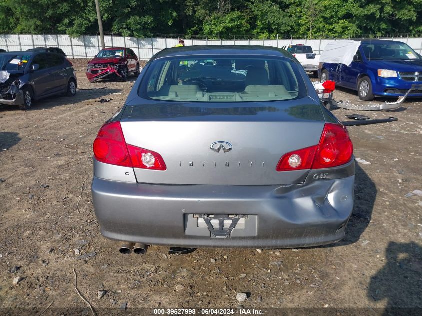 2006 Infiniti G35 VIN: JNKCV51E46M513015 Lot: 39527998