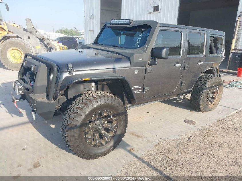 1C4BJWDG7HLJ16947 2017 Jeep Wrangler Unlimited Sport 4X4