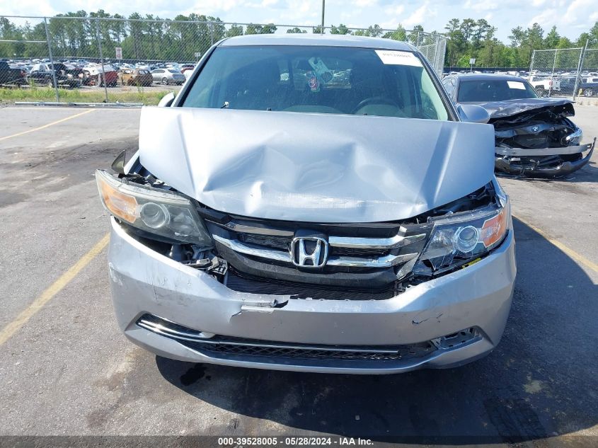 2016 Honda Odyssey Se VIN: 5FNRL5H39GB078671 Lot: 39528005