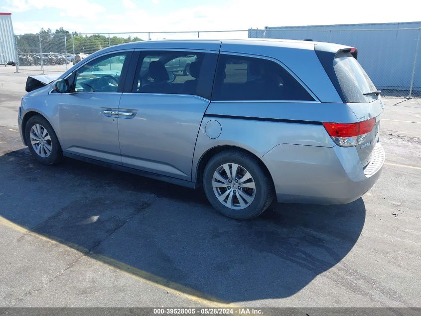 2016 Honda Odyssey Se VIN: 5FNRL5H39GB078671 Lot: 39528005