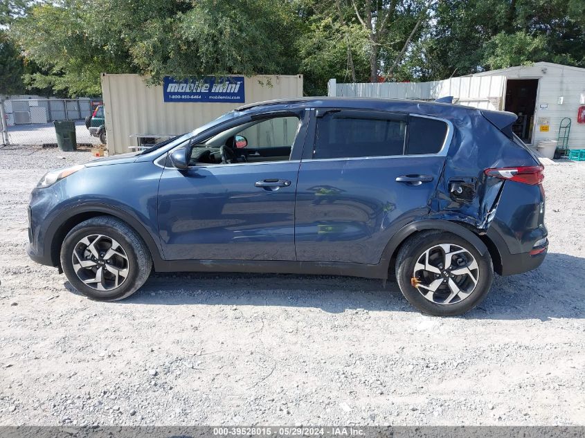 2021 Kia Sportage Lx VIN: KNDPM3AC9M7862238 Lot: 39528015