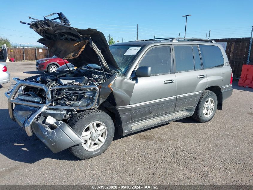 2002 Lexus Lx 470 VIN: JTJHT00W623512715 Lot: 39528028