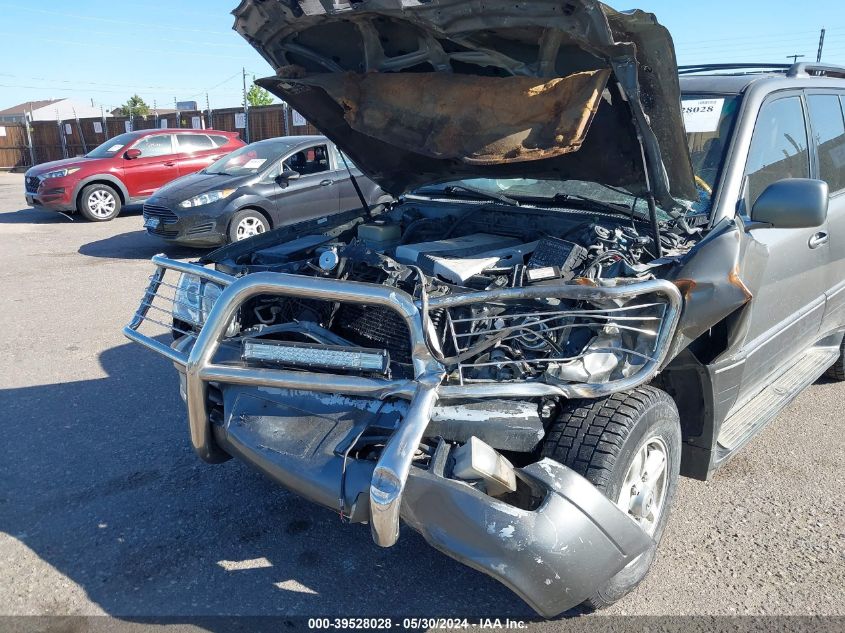 2002 Lexus Lx 470 VIN: JTJHT00W623512715 Lot: 39528028