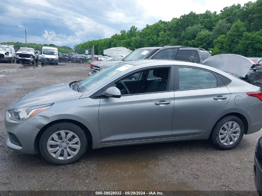 2022 Hyundai Accent Se VIN: 3KPC24A62NE156072 Lot: 39528032