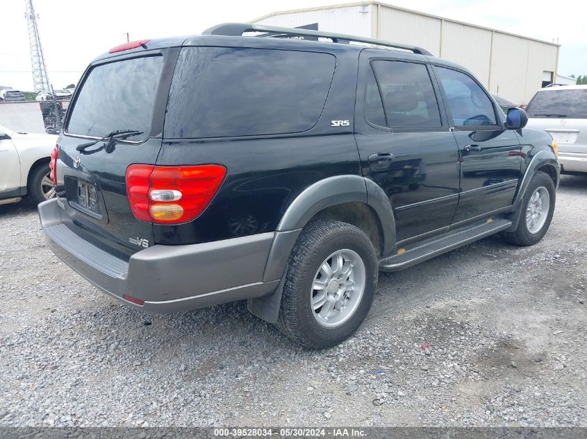 2004 Toyota Sequoia Sr5 V8 VIN: 5TDZT34A24S208323 Lot: 39528034