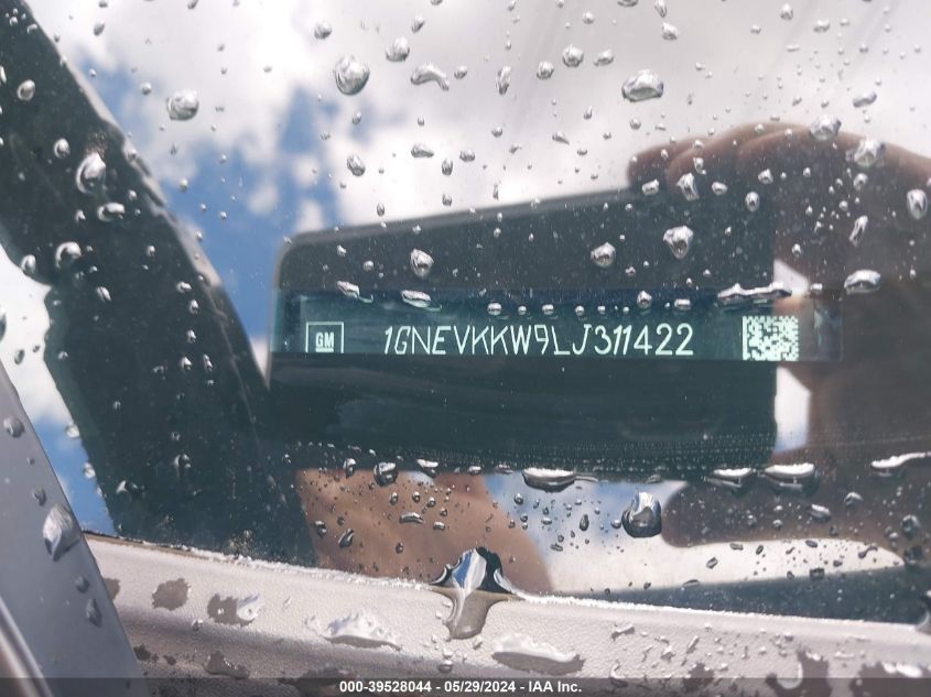2020 Chevrolet Traverse Awd Premier VIN: 1GNEVKKW9LJ311422 Lot: 39528044