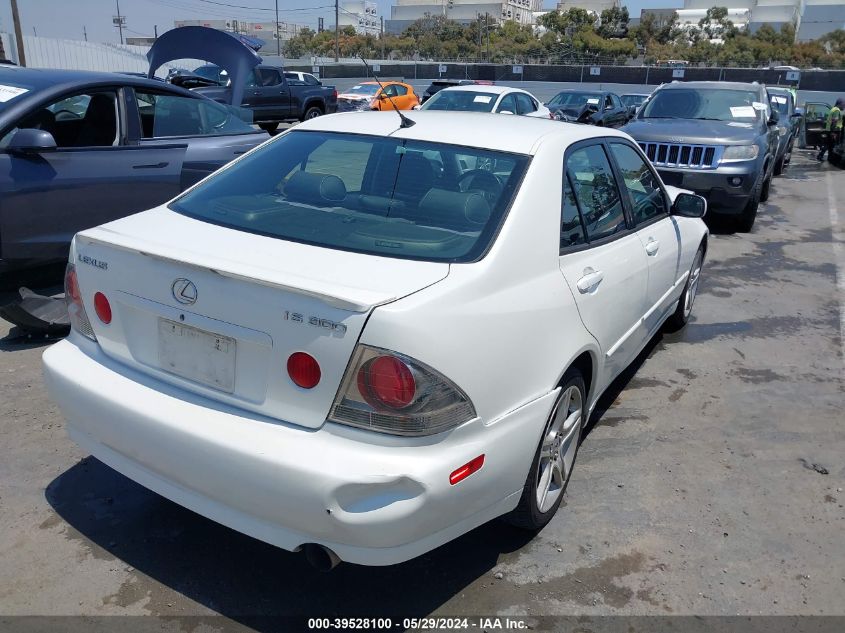 2003 Lexus Is 300 VIN: JTHBD192X30079509 Lot: 39528100