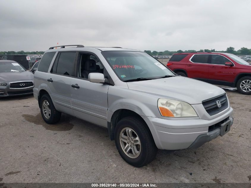 2003 Honda Pilot Ex-L VIN: 2HKYF18523H513068 Lot: 39528140