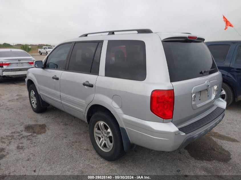 2003 Honda Pilot Ex-L VIN: 2HKYF18523H513068 Lot: 39528140