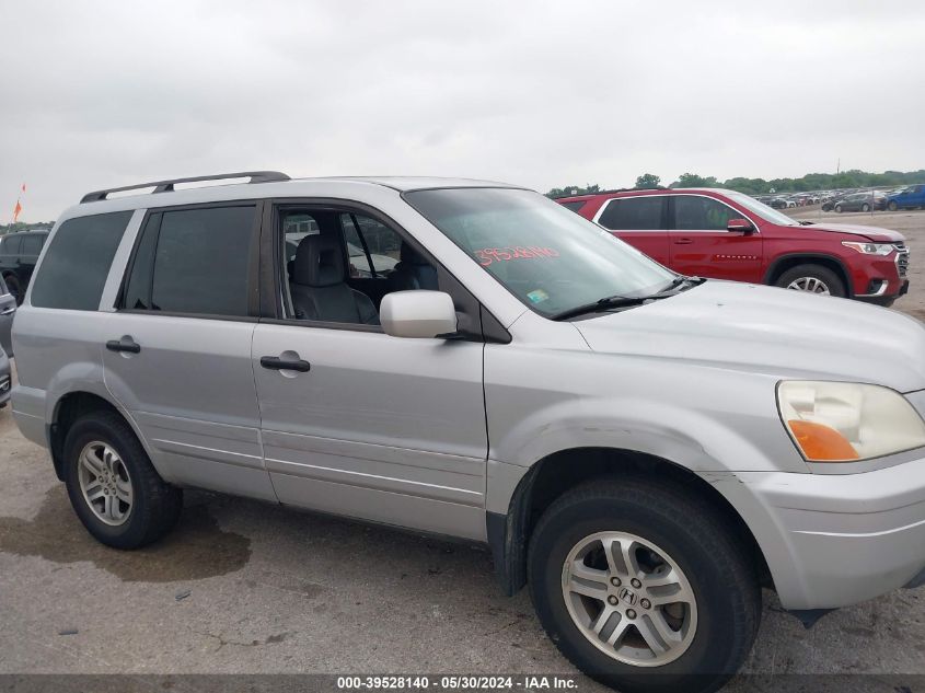 2003 Honda Pilot Ex-L VIN: 2HKYF18523H513068 Lot: 39528140