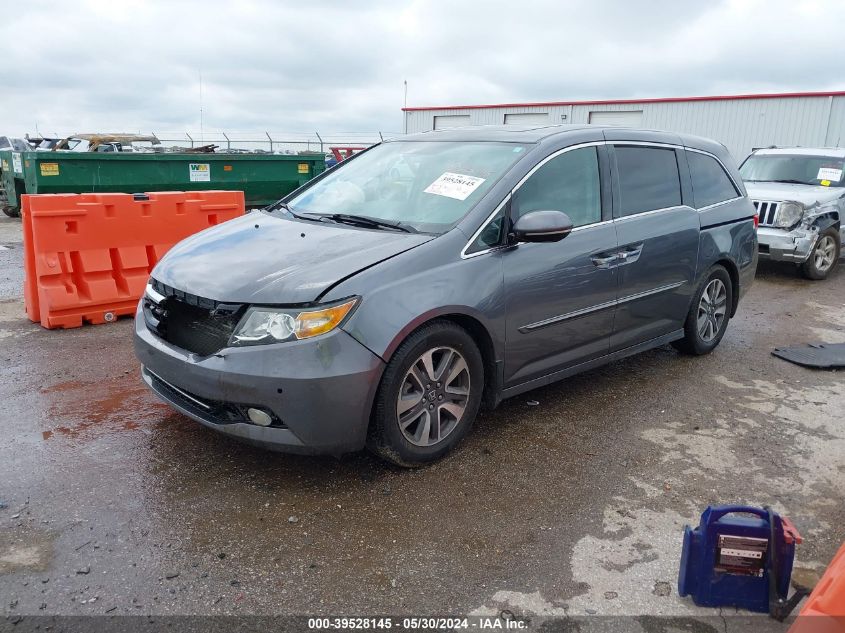 2014 Honda Odyssey Touring/Touring Elite VIN: 5FNRL5H93EB053444 Lot: 39528145