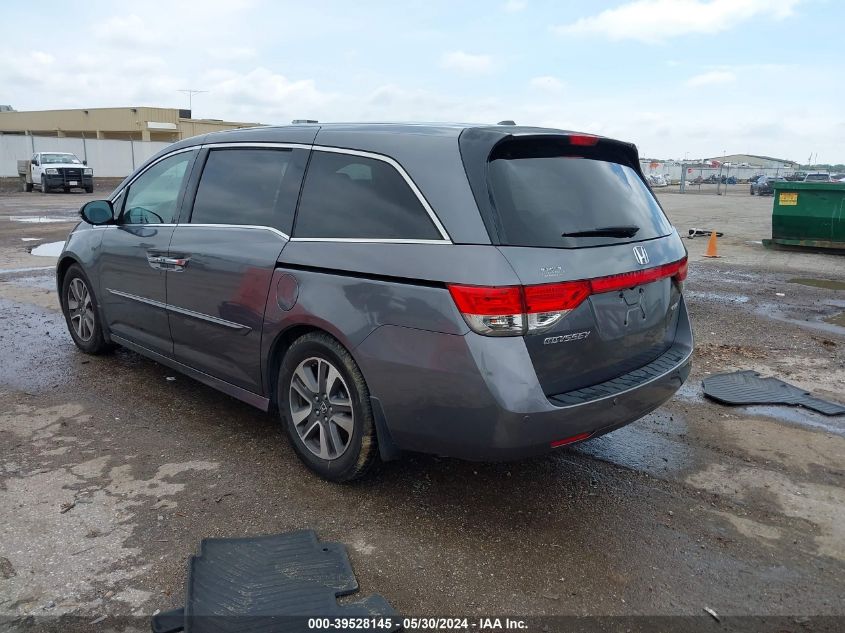 2014 Honda Odyssey Touring/Touring Elite VIN: 5FNRL5H93EB053444 Lot: 39528145