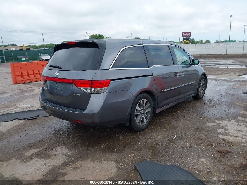 2014 Honda Odyssey Touring/Touring Elite VIN: 5FNRL5H93EB053444 Lot: 39528145