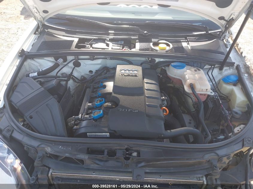 2008 Audi A4 2.0T VIN: WAUDF48H78K013536 Lot: 39528161