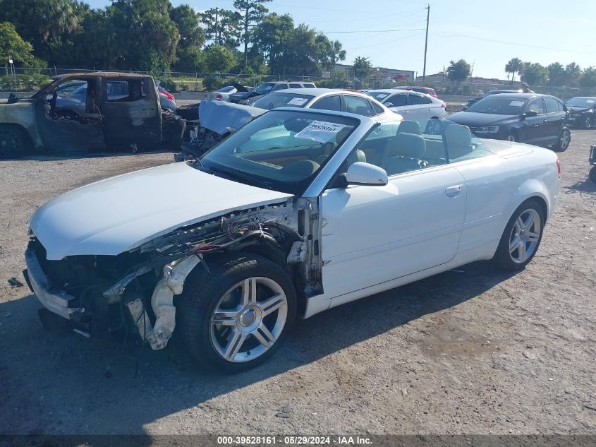 2008 Audi A4 2.0T VIN: WAUDF48H78K013536 Lot: 39528161