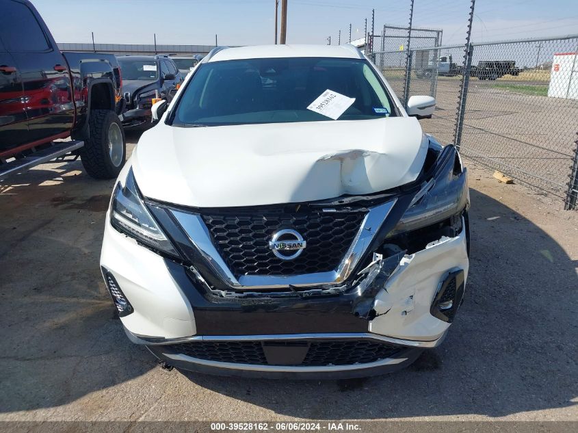 2022 Nissan Murano Sl Fwd VIN: 5N1AZ2CJ2NC118658 Lot: 39528162