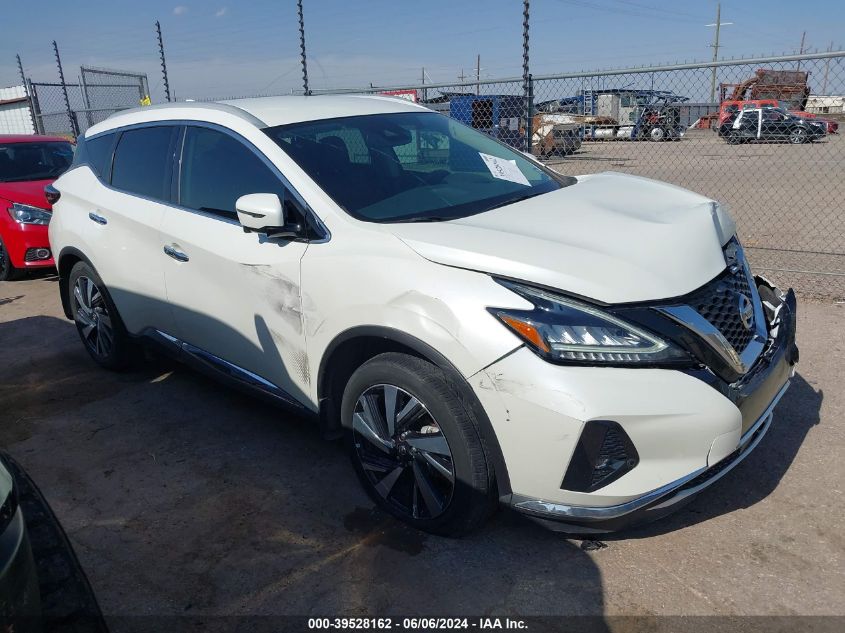 2022 Nissan Murano Sl Fwd VIN: 5N1AZ2CJ2NC118658 Lot: 39528162