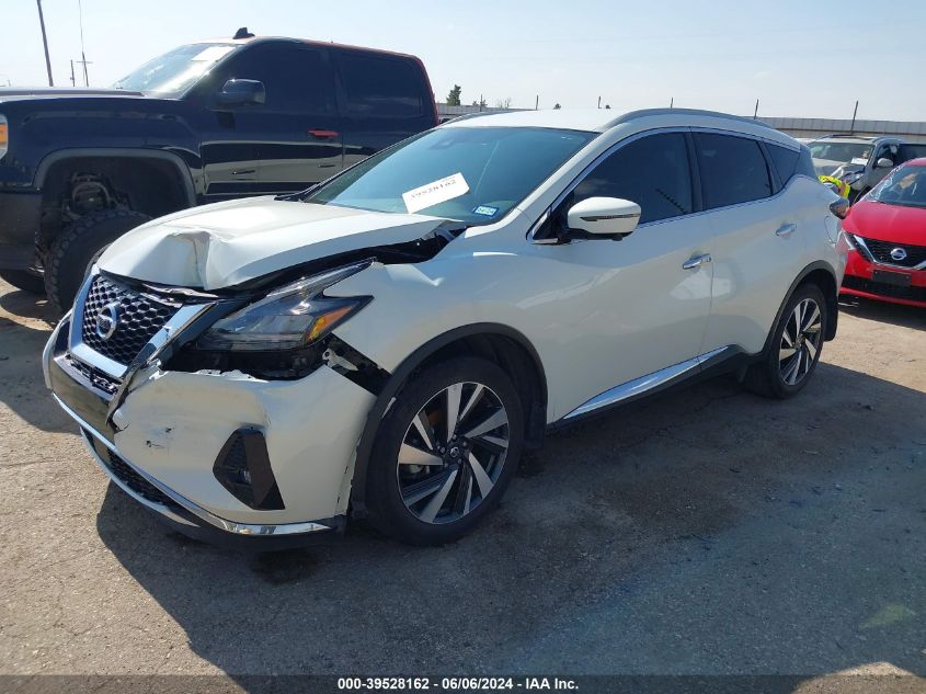 2022 Nissan Murano Sl Fwd VIN: 5N1AZ2CJ2NC118658 Lot: 39528162