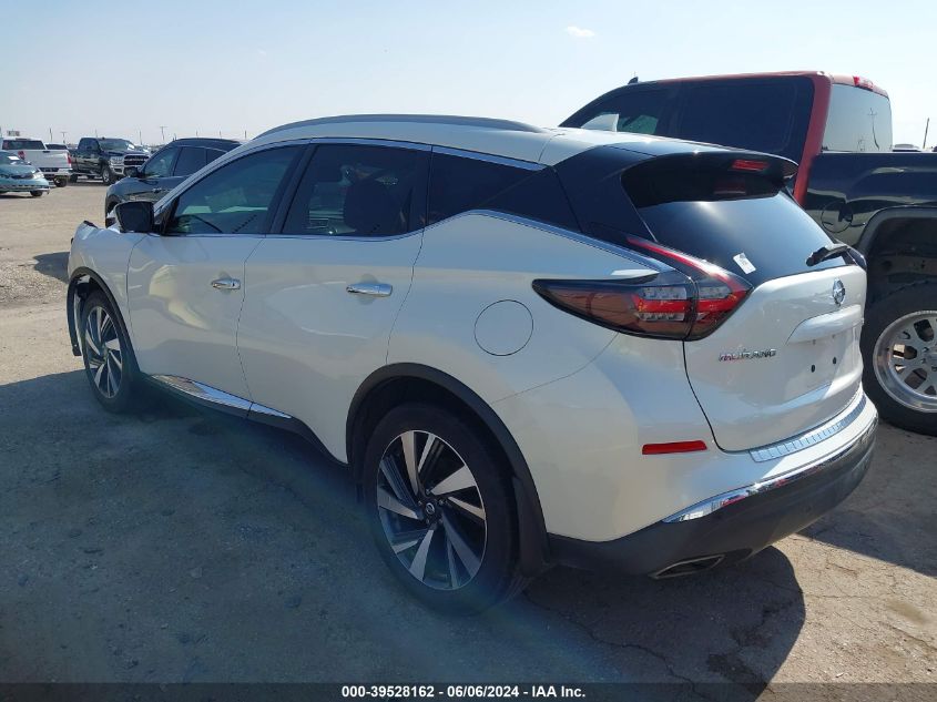 2022 Nissan Murano Sl Fwd VIN: 5N1AZ2CJ2NC118658 Lot: 39528162