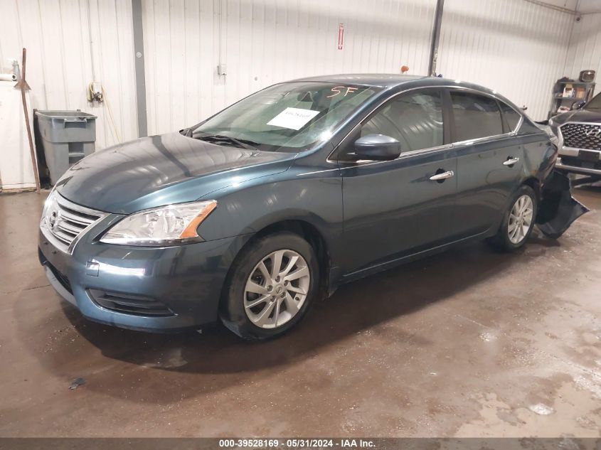 2015 Nissan Sentra Sv VIN: 3N1AB7APXFY227829 Lot: 39528169