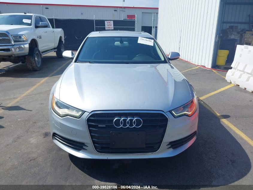 2012 Audi A6 3.0 Premium VIN: WAUGGAFCXCN061099 Lot: 39528186