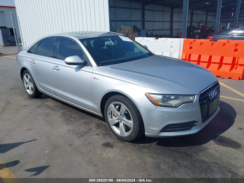 2012 Audi A6 3.0 Premium VIN: WAUGGAFCXCN061099 Lot: 39528186