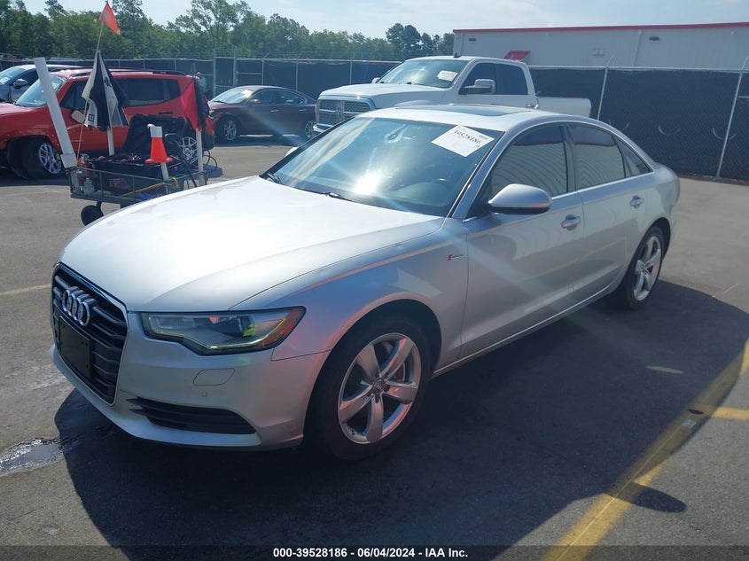 2012 Audi A6 3.0 Premium VIN: WAUGGAFCXCN061099 Lot: 39528186