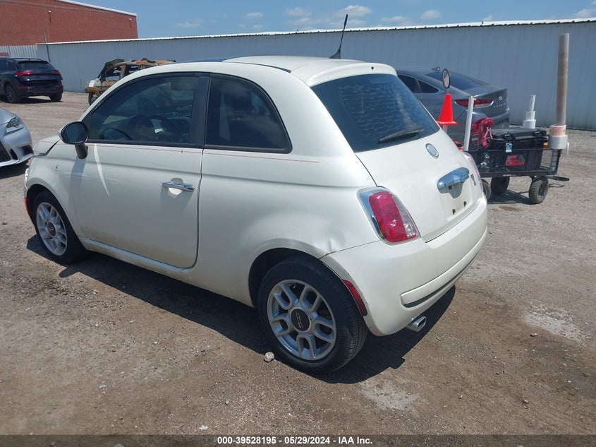 2012 Fiat 500 Pop VIN: 3C3CFFAR0CT335363 Lot: 39528195