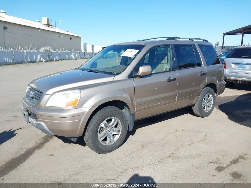 2004 Honda Pilot Ex-L VIN: 2HKYF18594H595074 Lot: 39528212