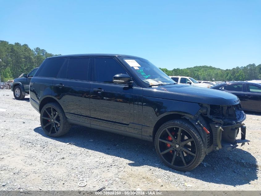 2014 Land Rover Range Rover 5.0L V8 Supercharged/5.0L V8 Supercharged Ebony Edition VIN: SALGS2EF9EA149258 Lot: 39528260