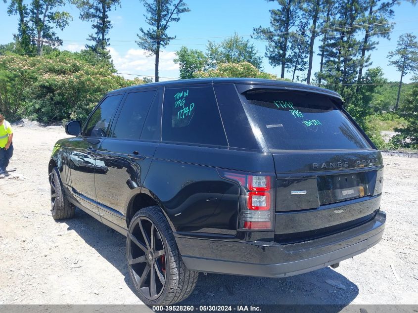 2014 Land Rover Range Rover 5.0L V8 Supercharged/5.0L V8 Supercharged Ebony Edition VIN: SALGS2EF9EA149258 Lot: 39528260